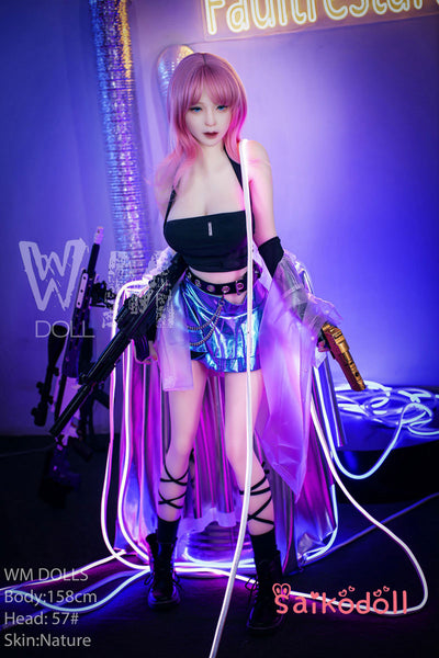 『Tomomi』 158cm D-cup WMDoll#57 ピンク髪高級ラブドール