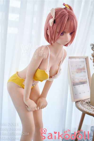 花美 146cm 清純系アニメドール WMdoll ヘッド#28 プラスチック+tpe