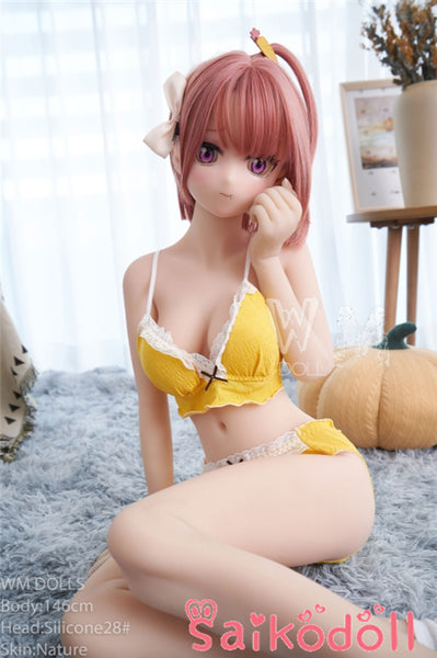 花美 146cm 清純系アニメドール WMdoll ヘッド#28 プラスチック+tpe