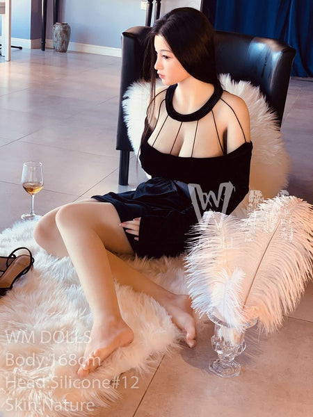 『古川瑛子』168cm F-cup 高級ラブドール ウィッグバージョン  WMDOLL#12 シリコン+tpe