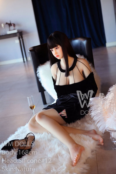 『古川瑛子』168cm F-cup 高級ラブドール ウィッグバージョン  WMDOLL#12 シリコン+tpe
