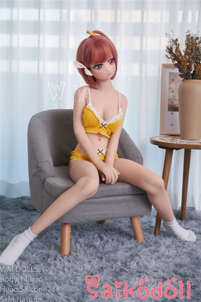 花美 146cm 清純系アニメドール WMdoll ヘッド#28 プラスチック+tpe