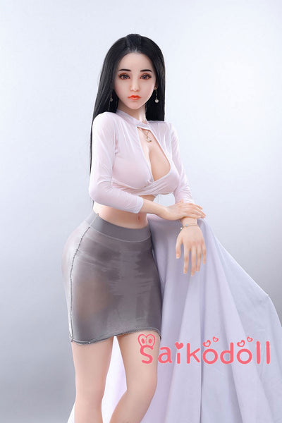 『美夕』164cm Cカップ 美麗レディースダッチワイフ シリコンドール頭部植毛版