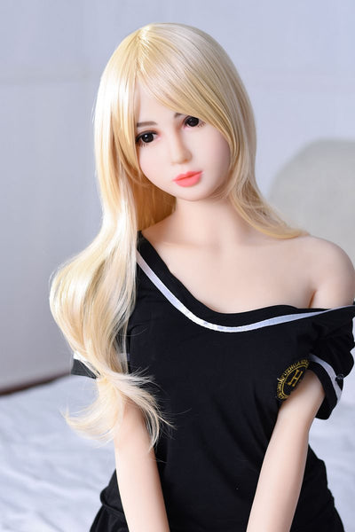 『裕子』145cm金髪セックス制服ダッチワイフAXBDOLL#A26大胸