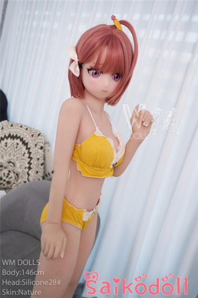 花美 146cm 清純系アニメドール WMdoll ヘッド＃28 プラスチック+tpe