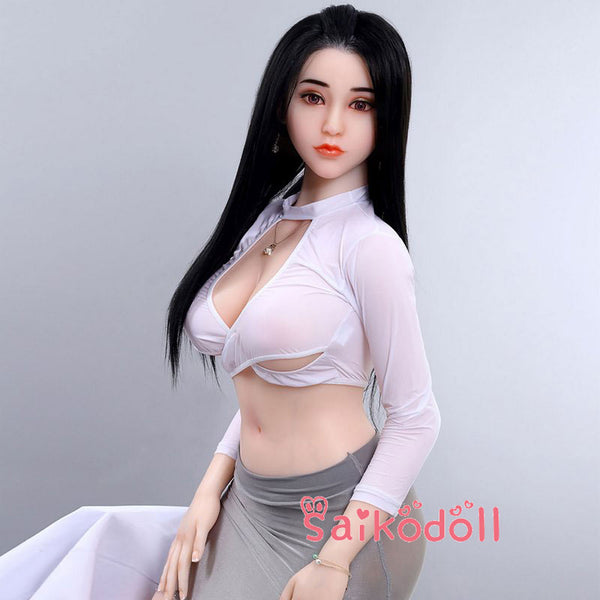 『美夕』164cm Cカップ 美麗レディースダッチワイフ シリコンドール頭部植毛版