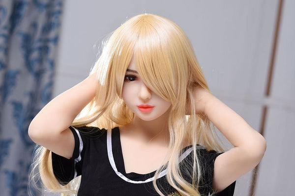 『裕子』145cm金髪セックス制服ダッチワイフAXBDOLL#A26大胸