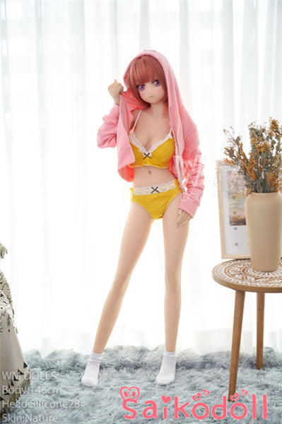 花美 146cm 清純系アニメドール WMdoll ヘッド＃28 プラスチック+tpe