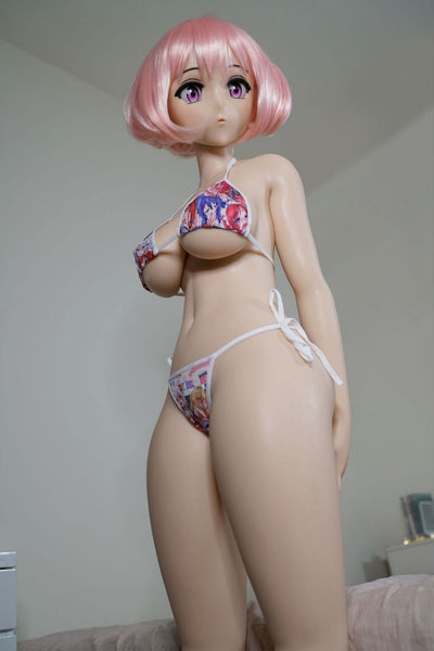 『Shiori-A』140cm E-cupピンク髪コスプレリアルドール Dollhouse168